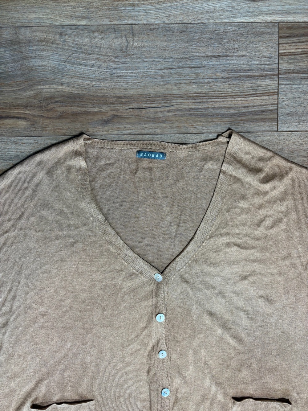 Baobab classic quite luxury fine-knit cardigan made in Italy - Picture 8 of 12